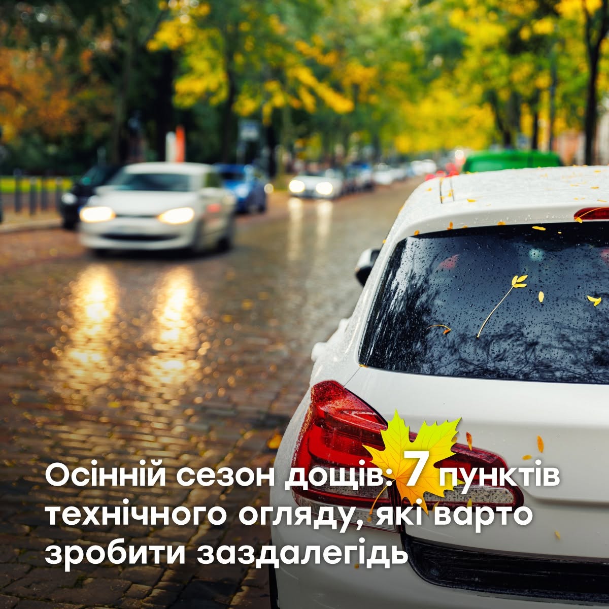 Підготовка авто до осені 2024: 7 ключових перевірок та ОСЦПВ